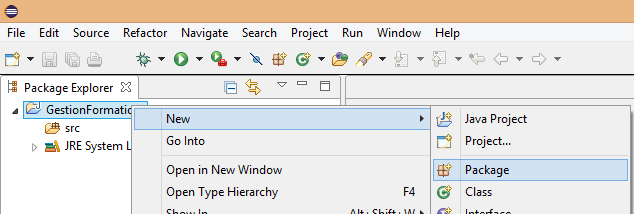 eclipse-new-package