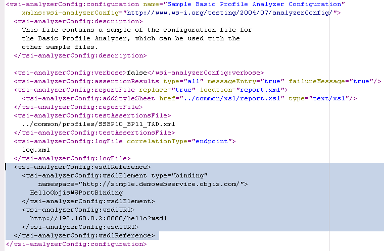 architecture-ws-i-tools-2-analyzer-config