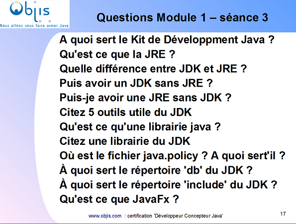 Questions-Module1-seance3-certification-Developpeur-Concepteur-Java-Objis