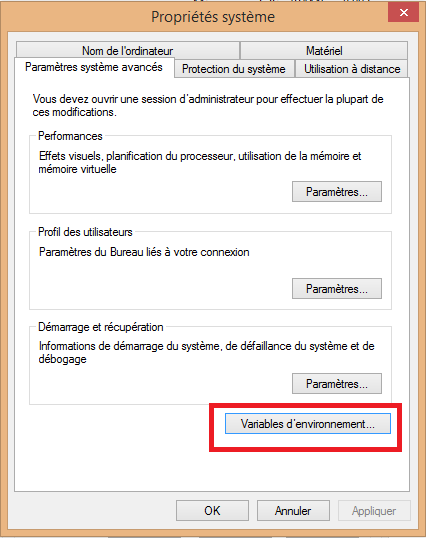 variable environnement